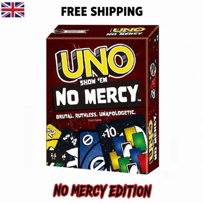 Mattel Games UNO Show ?em No Mercy Card Game for Kids, Adults & Family Parties