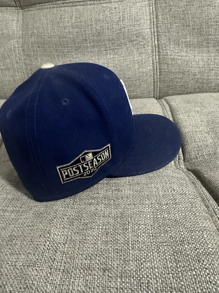 Gorra de béisbol New Era 59Fifty postemporada 2020 de los Dodgers de Los Ángeles 7 Foto 2 de 4