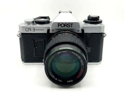 Porst CR-3 automatic + Hanimex 80-200mm f/4.5 Kit Set Analog SLR 35mm Kamera