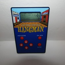 Hangman Electronic Credit Card Sized Game Tested Working MPN: 41337