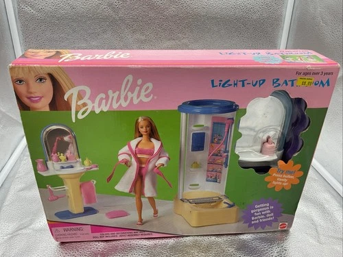 Vintage Mattel Barbie Bathroom Furniture Playset Bathroom Vanity NRFB Sealed