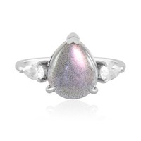 Cavill Ring Sterlingsilber Pink Labradorit 3,497Ct Zirkon Damen Schmuck
