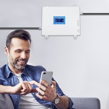 Tri Band 900/1800/2100 Cell Phone Signal Booster 3G GSM DCS WCDMA LTE Repeater