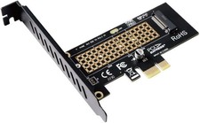 M.2 SSD NVME hard disk M.2 to PCI-E4.0X1X4X16 Expansion card supports the M.2 N