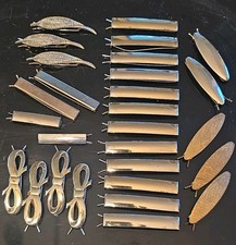 50s/60s Matched Sets Metal Hair Barrettes Clips Vintage