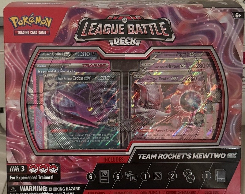 Pokémon TCG: Team Rocket’s Mewtwo ex League Battle Deck