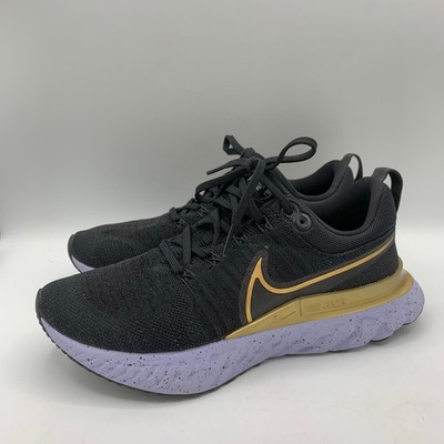 Nike React Infinity Run Flyknit 2 Shoes Womens Size 7.5 Black