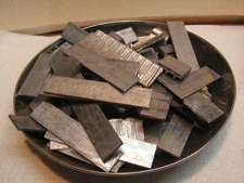 5 Lbs Linotype Lead Antimony Tin Alloy  Casting Scrap Reloading Sinkers