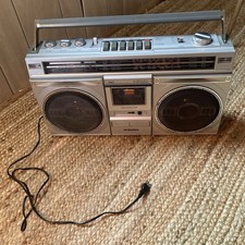 SANYO Boombox Ghetto Blaster M9935K Vintage 1982 Tape Deck TESTED 
