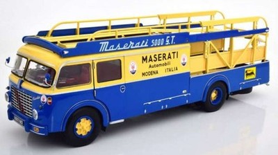 IXO/CMR 1:18 Scale Fiat 642 RN2 Bartoletti Maserati Race Car Transporter 1957