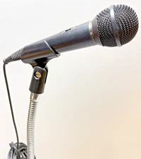 Audio-Technica ATR20 Professional Microphone Cardioid Low Impedance and Stand