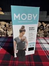 Moby Evolution/ Classic Wrap Anthracite Grey Newborn - Toddler Baby