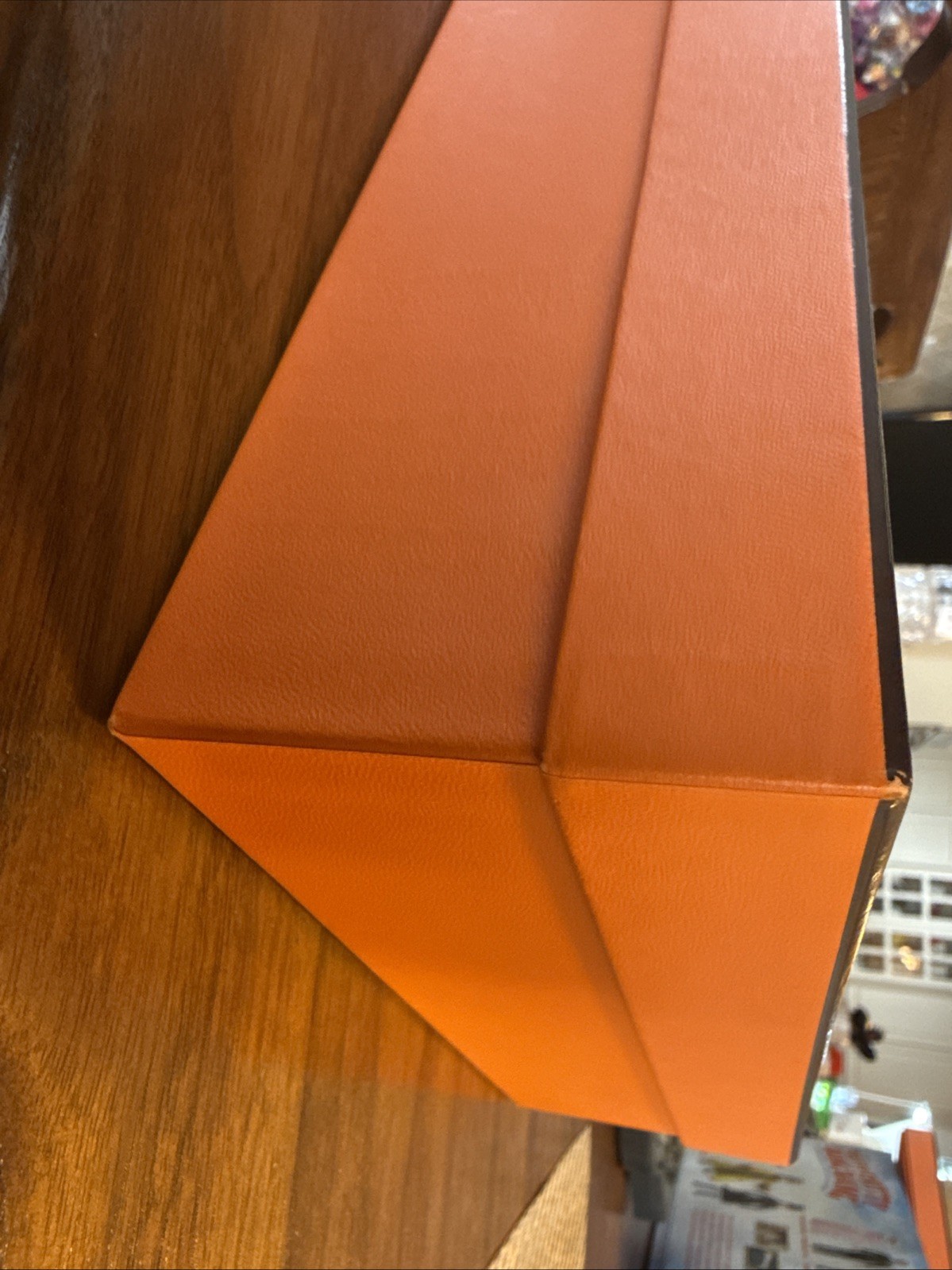 Hermès Paris Authentic Empty Gift Box Orange 13.2… - image 4