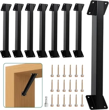 8Pcs 45 Degree Angle Support Bracket, Heavy Duty Connector Brace Bracket Pergola