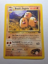 Brock's Dugtrio 22/132 Pokemon TCG Gym Challenge Non Holo Rare LP on eBay