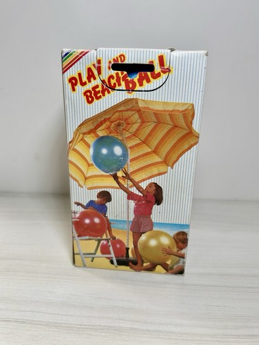 NEU Vintage 1980’s METTALIC BLUE Vinyl PLAY & BEACH BALL Made in ITALY 17.72” - Bild 2 von 11
