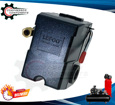 Air Compressor Pressure Switch 95-125 PSI / 4 Port With Unloader