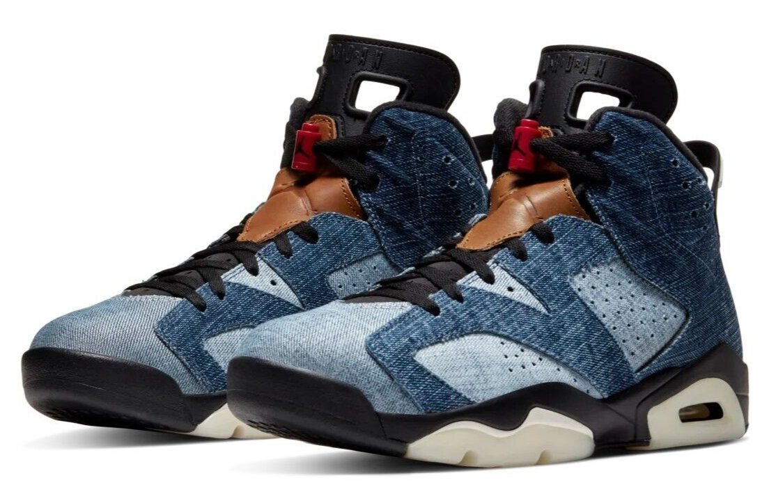 オ*ル様 Air Jordan 6 Retro Washed Denim 25. Jordan 6 Retro Washed Denim Men's - CT5350-401 - US