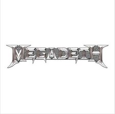 MEGADETH Metal Pin Badge: CHROME LOGO: Official Merchandise fan gift £pba