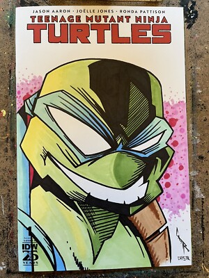 TEENAGE MUTANT NINJA TURTLES #1 24'- BLANK VARIANT CVR G