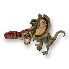 Jurassic World Growler Dilophosaurus  Ceratosaurus Hasbro Lot Dinosaur Figure