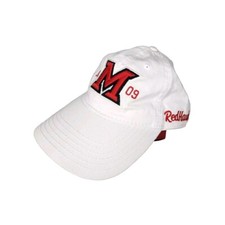 Miami RedHawks Legacy Adjustable Hat Unisex White Ball Cap One Size