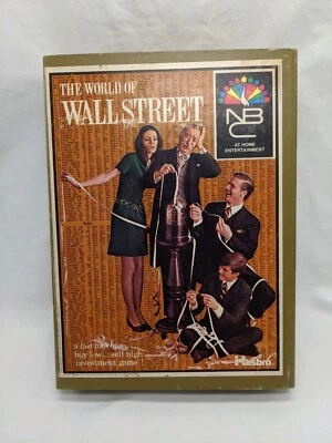 Vintage Hasbro The World Of Wall Street NBC At Home Entertainment Bookshelf Game - Image 1 of 4
