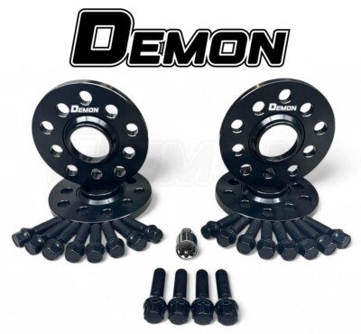 2 x 12mm 2 x 15mm Wheel Spacers + Bolts Locks VW Golf MK8 GTI GTD GTE R D