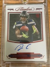 2021 Panini Flawless Shadow Signatures Ruby /15 D'Wayne Eskridge Rookie Auto RC