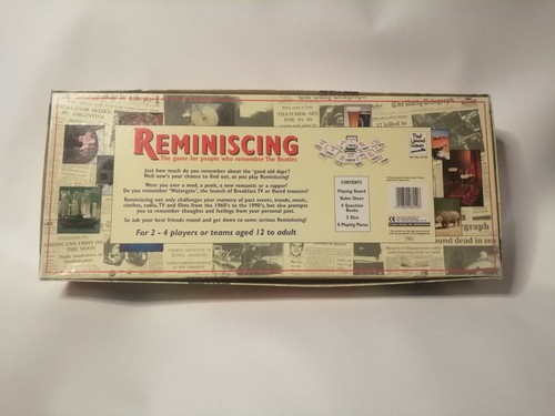 Reminiscing 1960er - 1990er Jahre Brettspiel Erwachsene Vintage Retro - Bild 3 von 3