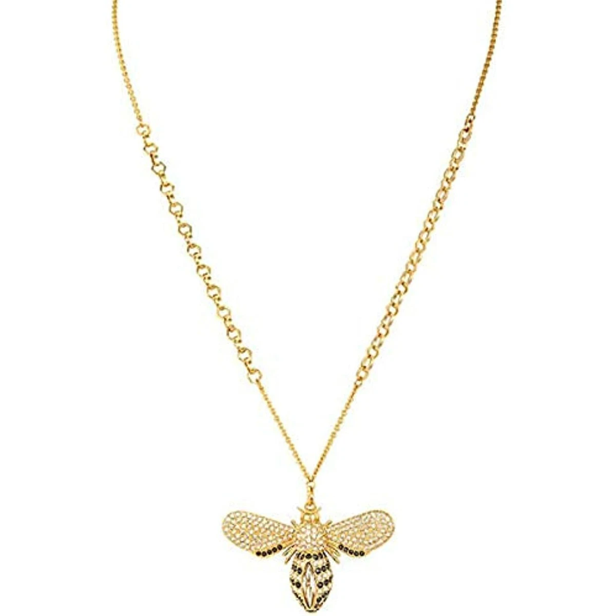 SWAROVSKI 5394212 LISABEL GOLD PLATED CRYSTAL BEE WOMEN S NECKLACE