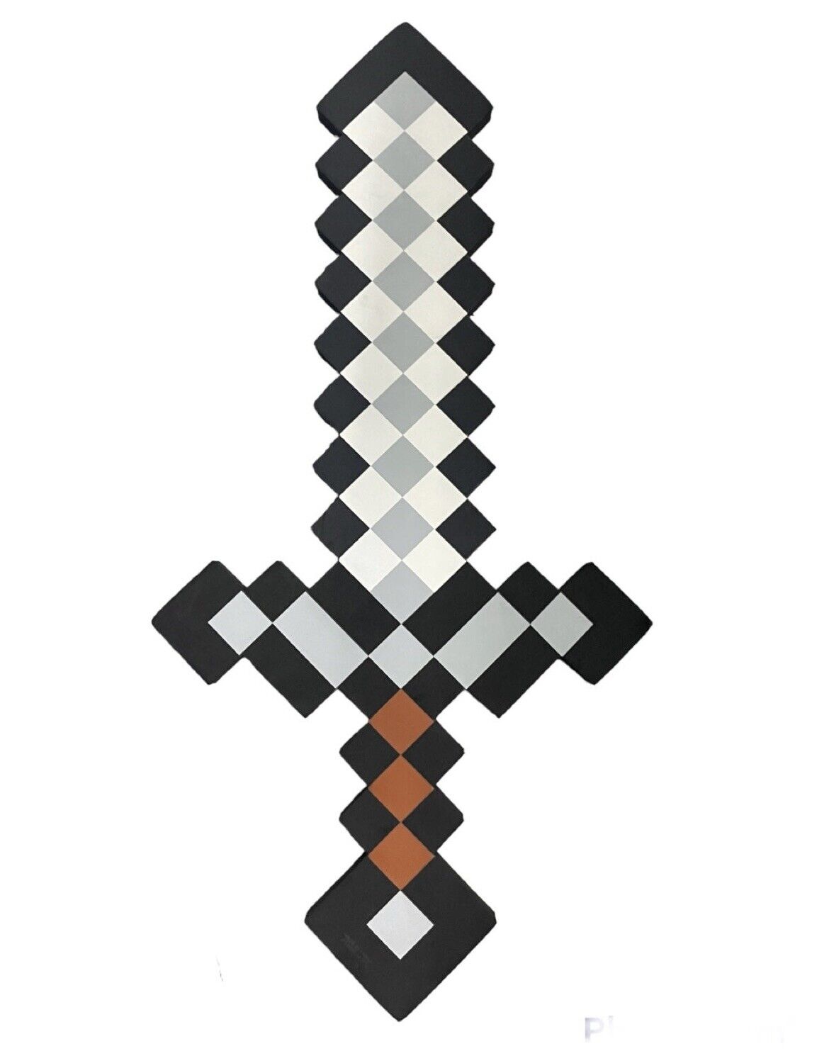 Minecraft Foam Iron Sword - Thinkgeek - 22”Length. Preowned - Cosplay