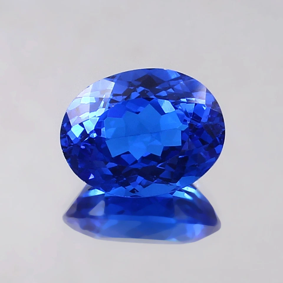 AAA Natürlich Ceylon Kornblumen Blau Spinell Lose Edelstein Oval Schliff 12x9 MM - Bild 2 von 4