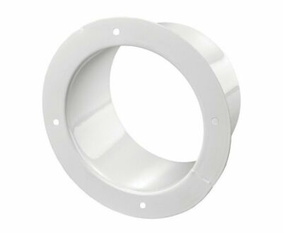 Pulverbeschichteter Stahl Kanal Flansch / weiß Rohr Adapter Rohrkupplung Schlauchverbindung