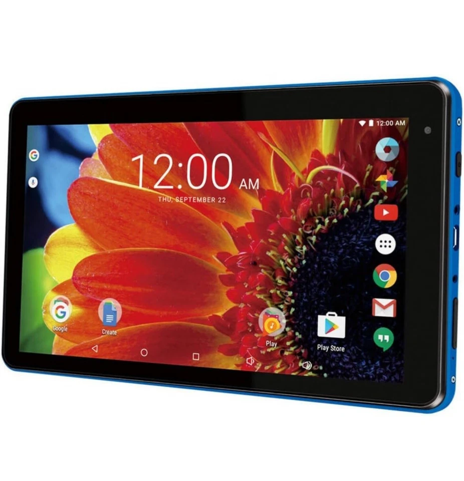 RCA Voyager Pro 7in 16GB HDD 1GB RAM Wi-Fi Android Tablet - Blue - Image 4 of 4