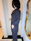 Blue Women's Vintage Josephine Chaus Collection Ruffle 2 Piece Outfit Size 10 — photo 6