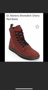 dr martens shoreditch cherry red