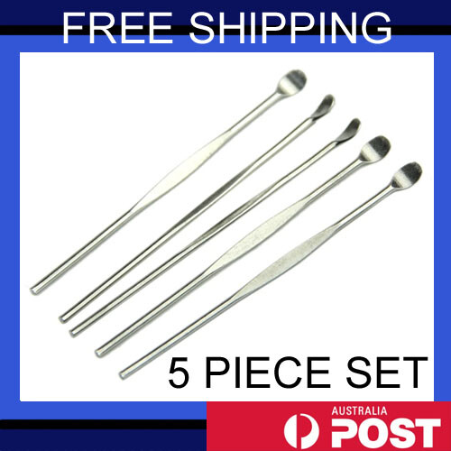 Stainless Steel Ear Pick Wax Curette Remover Cleaner Earpick Remove Earwax 5 SET - Picture 1 of 1