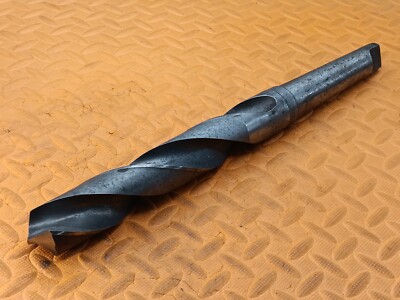 CLE-FORGE 1-13/32'' Morse Taper #4 MT4 HSS Twist Drill Bit 14.25 OAL 1.40625 USA