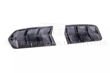EOS SMOKE TINTED REAR TAIL LIGHT BEZEL COVER TRIM PAIR FOR MUSTANG 24-UP