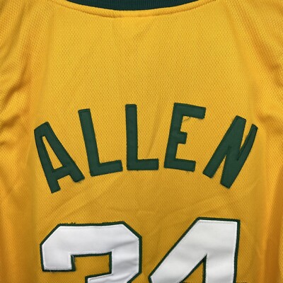 NIKE - 【レア 未使用⠀】ソニックス ジャージ レイアレン #34 VTG Ray Allen #34 Men's Seattle Sonics Adidas Basketball
