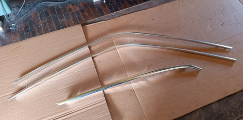 78-87 El Camino drip rail upper roof trim moldings aluminum top Caballero