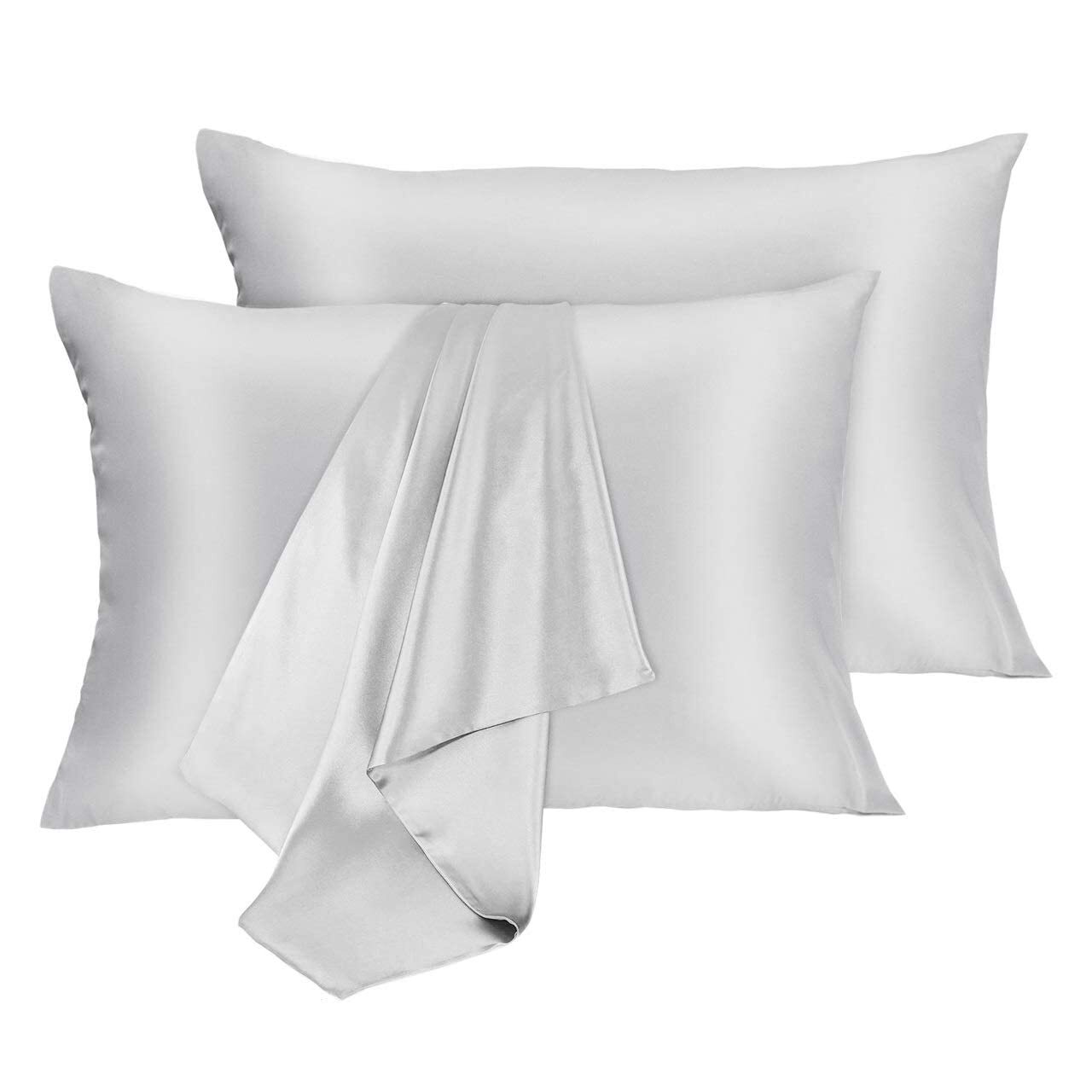 Kinself Silk Pillowcase for Hair and Skin 2 Pack 100% Both Side Mulberry Silk...-image