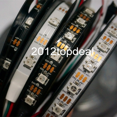 WS2812B 5050 RGB LED Strip 5M - 150/300 LEDs, Individual Addressable, 5V, IP67