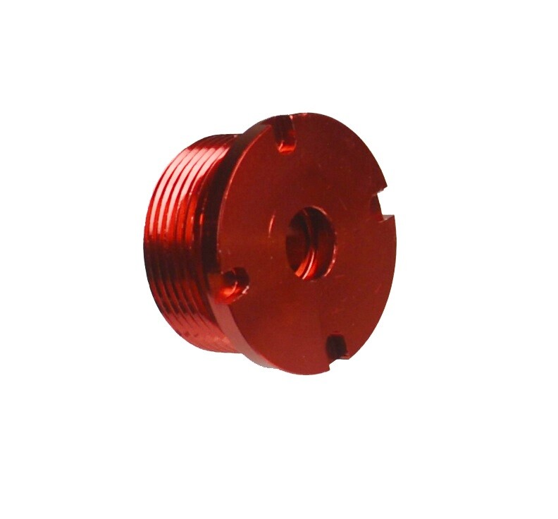 Red Anodized End Cap W Sling Swivel For Mossberg 500 Grip 12 GA 1
