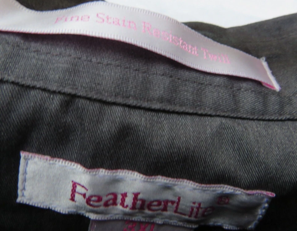 Featherlite 3XL Big & Tall Grey Stain Resistant 60% Cotton-40% Polyester - Image 3 of 4