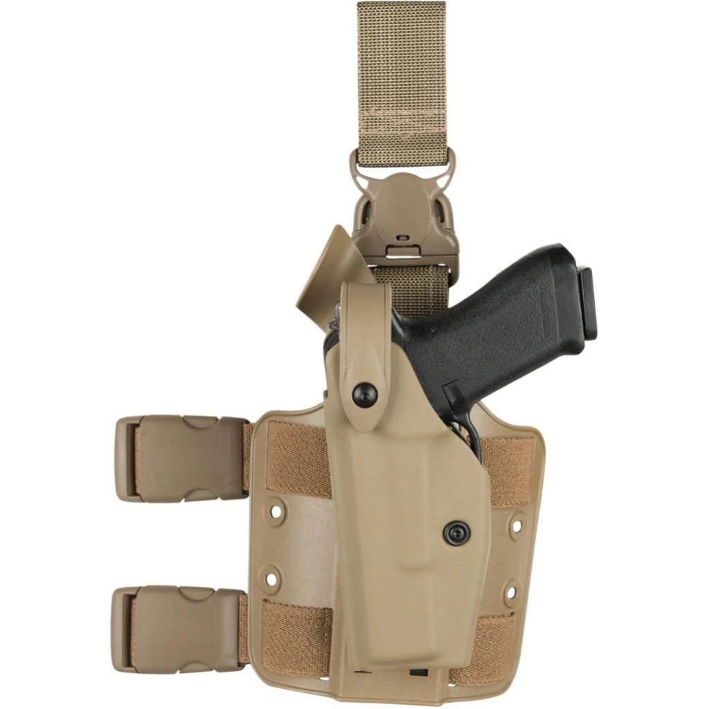 Safariland 6005 SLS LH Leg Holster FDE QD Strap GLOCK 17 22 ALL