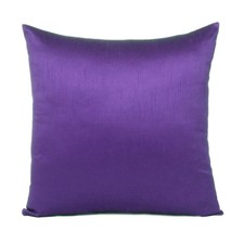 Cover Solid Color Sofa Pillow Case Cushion Square Home Decor Voilet Purple 18x18
