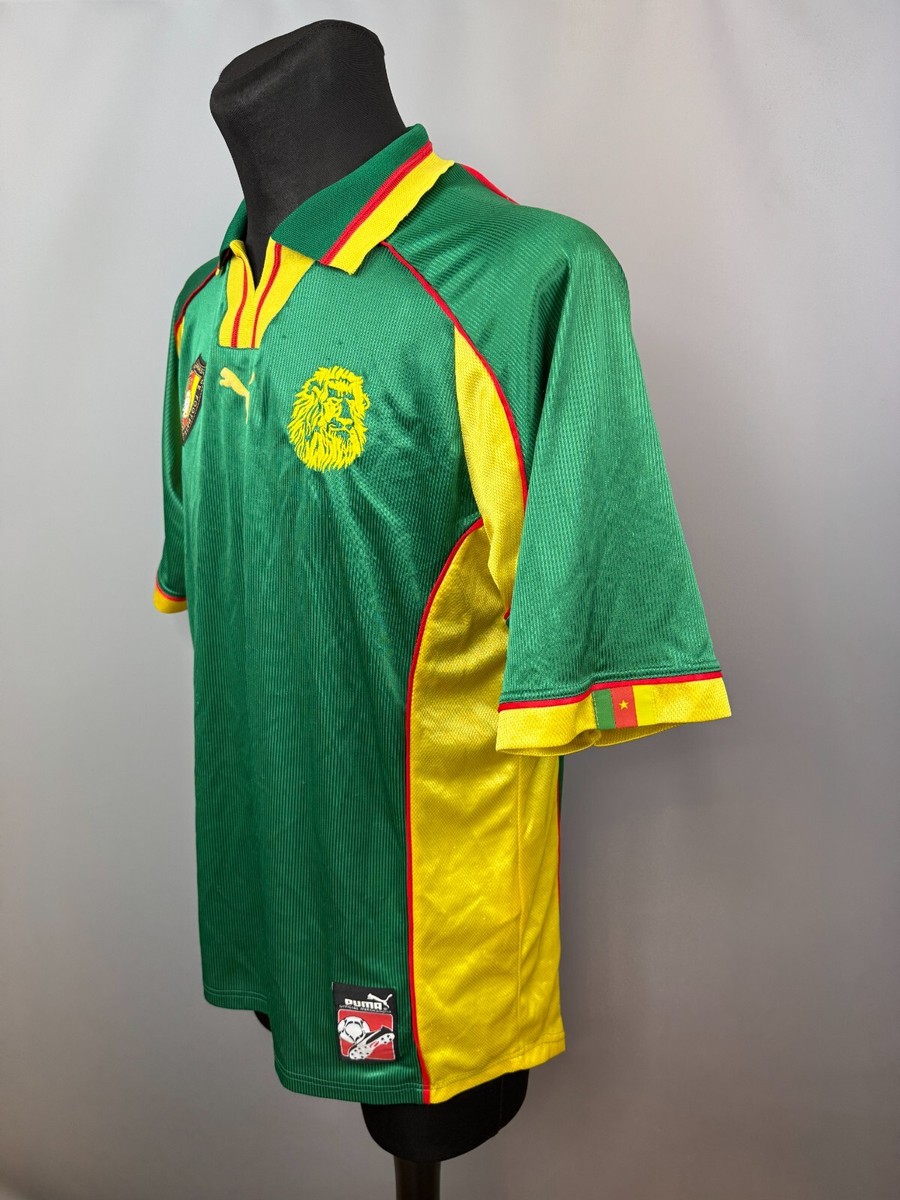 PUMA カメルーン代表 1998年 サッカーシャツ L CAMEROON 1998 HOME SHIRT FOOTBALL SOCCER JERSEY PUMA MENS