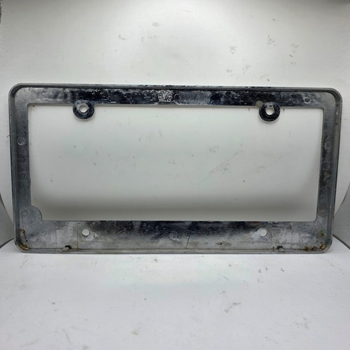 Encinitas Ford Silver Plastic License Plate Frame Front Or Rear Cars Trucks - Picture 2 of 2